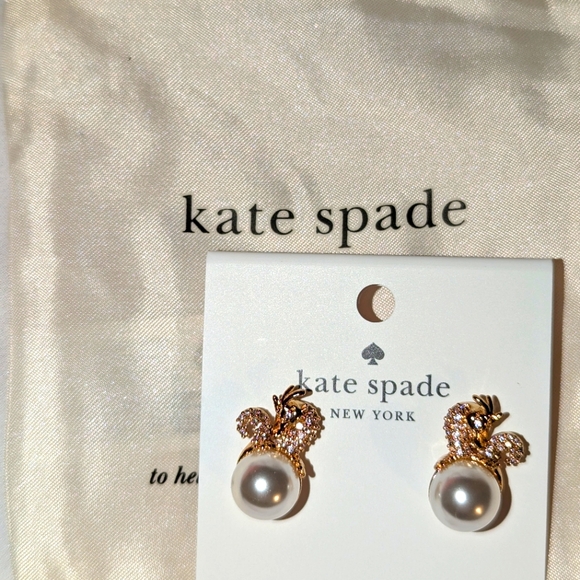 Kate Spade Dazzling Dragon Studs - post back🐉🪙💎 - Picture 13 of 16